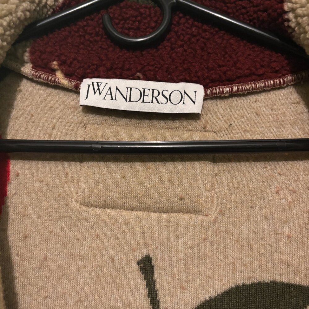 JW ANDERSON Bitten Apple Fleece Jacket - Picture 3 of 3